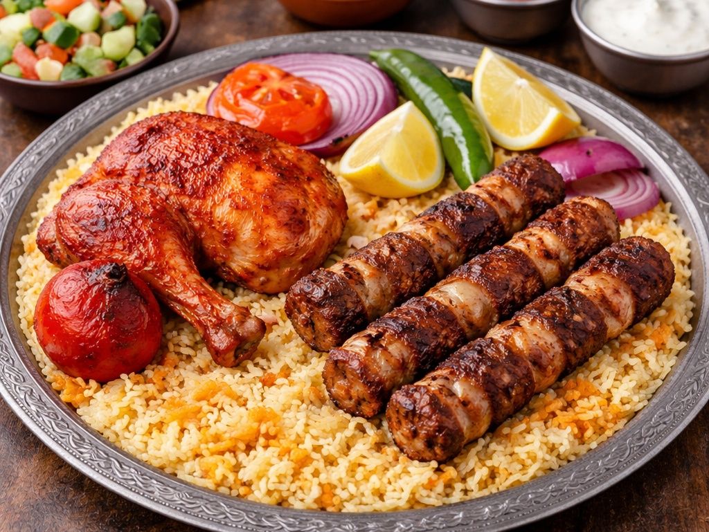 ربع فرخة وربع كيلو طرب