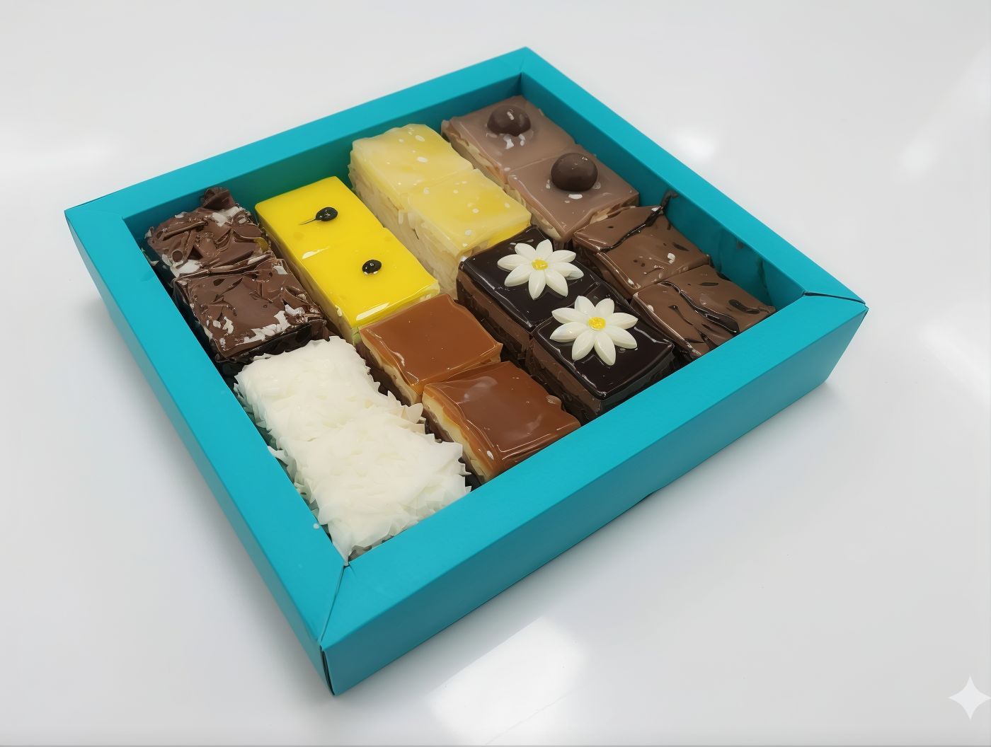 Box Of Assorted Mini Soirée Gateaux – 16 Pieces