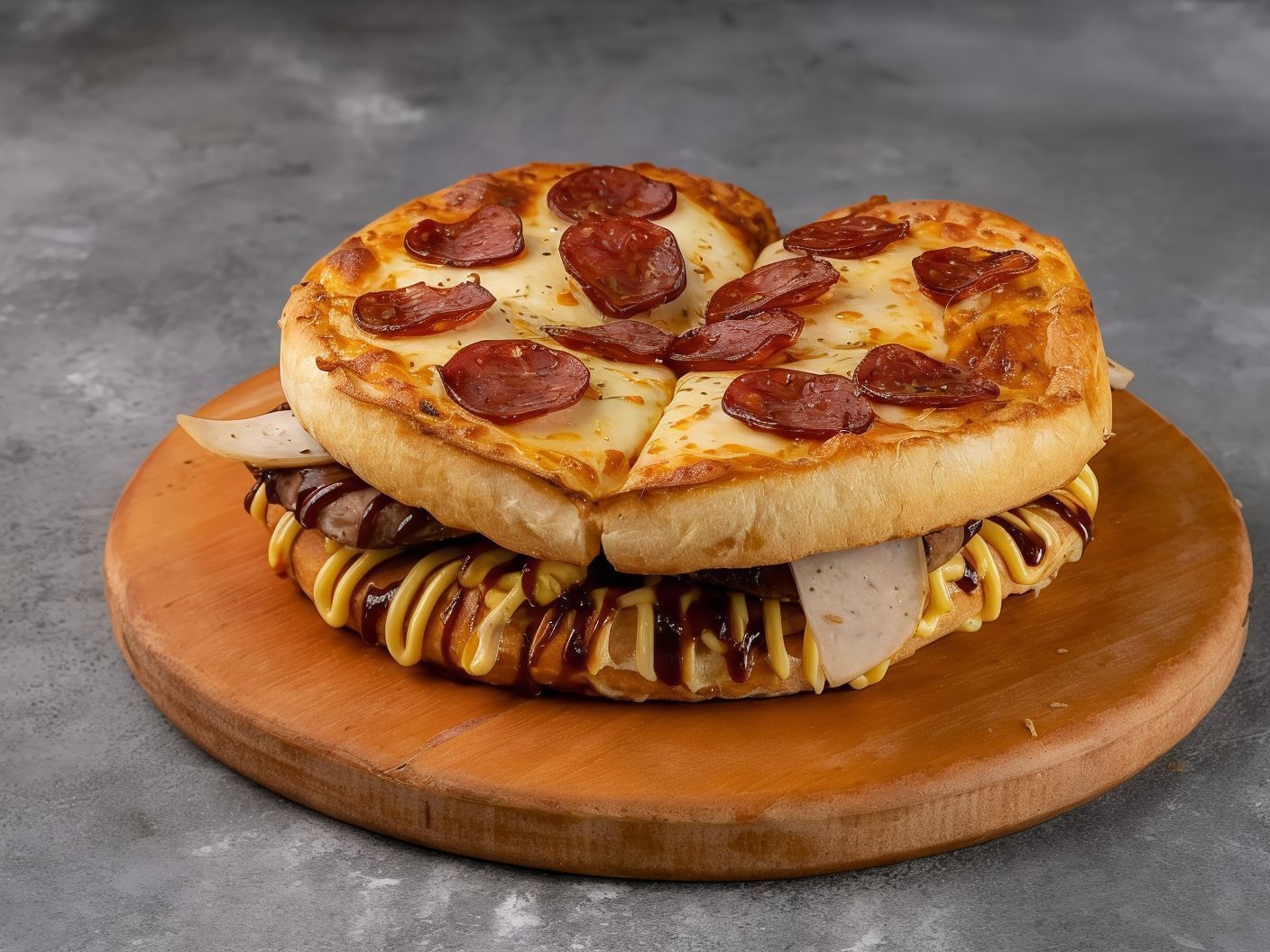 Action Pizza Burger Lamb Meat