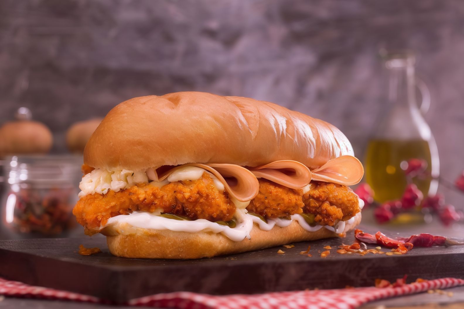 Scallop Panne Sandwich