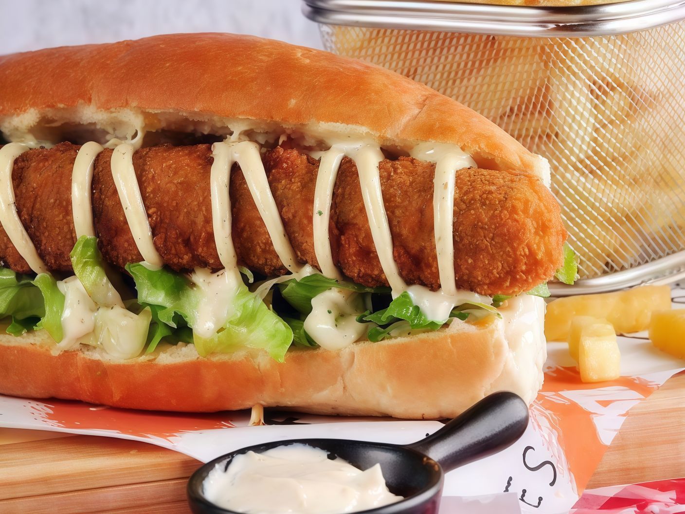 Chicken Roll Sandwich