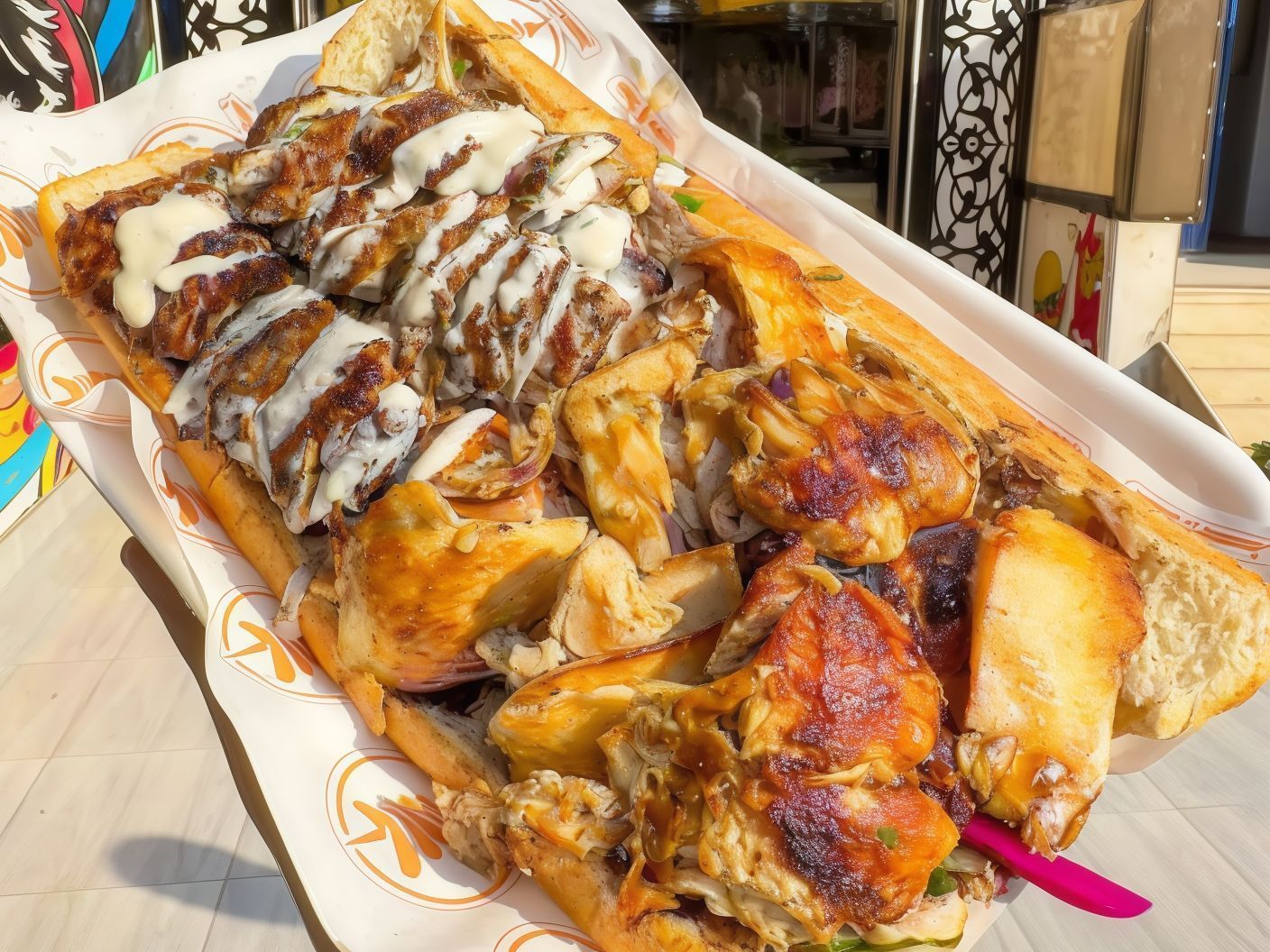 French Chicken Shawarma Sandwich