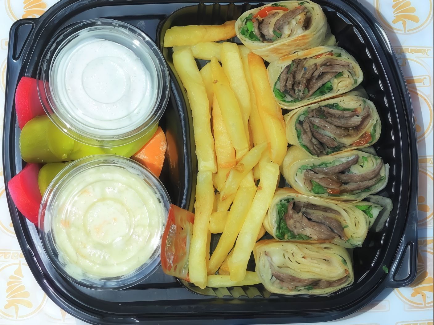 Arabic Meat Shawarma Meal