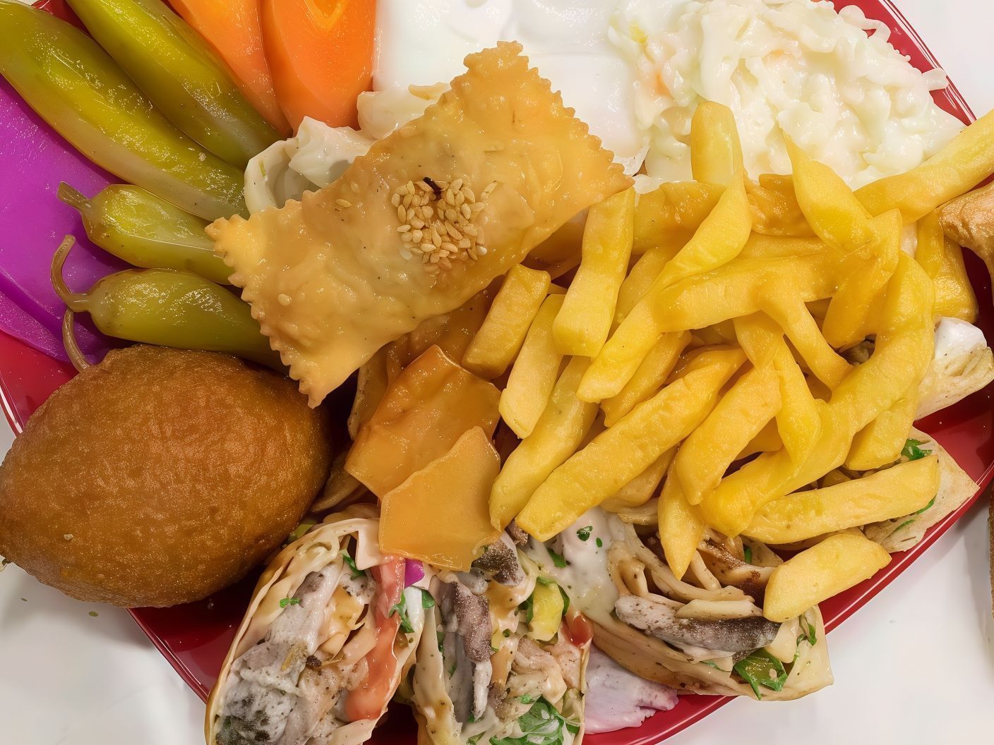 Yasmine Al Sham Mix Shawarma Meal
