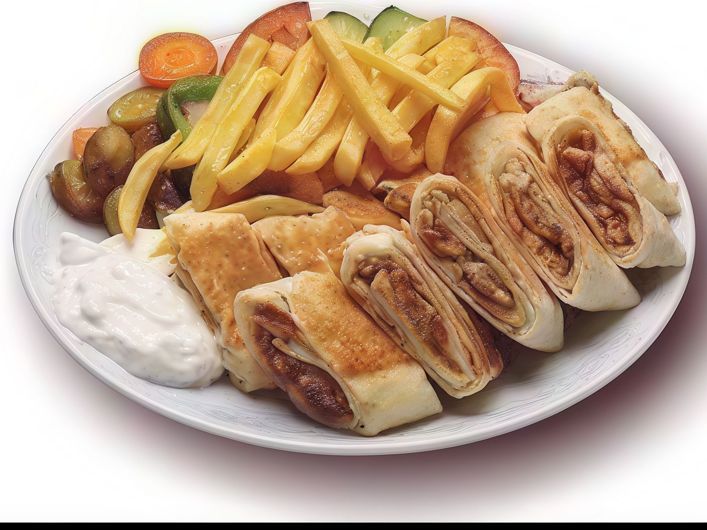 Arabic Double Mix Shawarma Meal