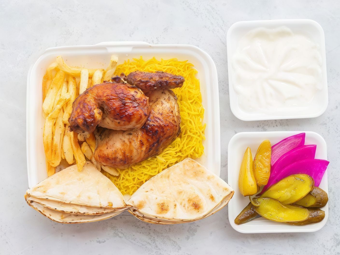 Half Grilled Chicken Meal