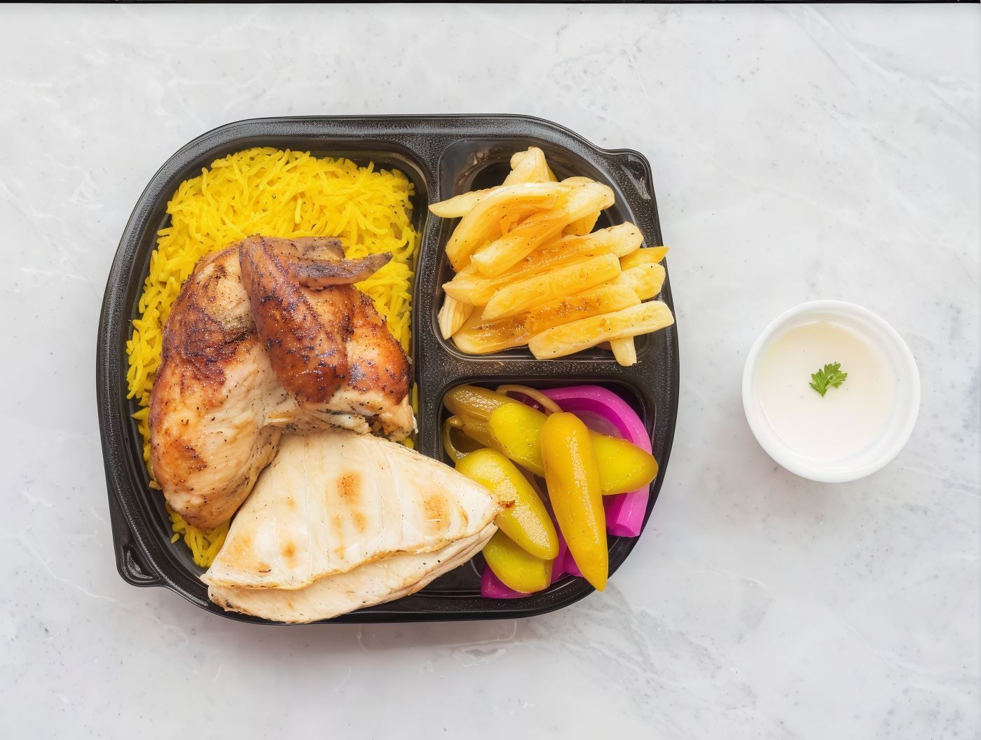 1/4 Grilled Chicken Breast Meal