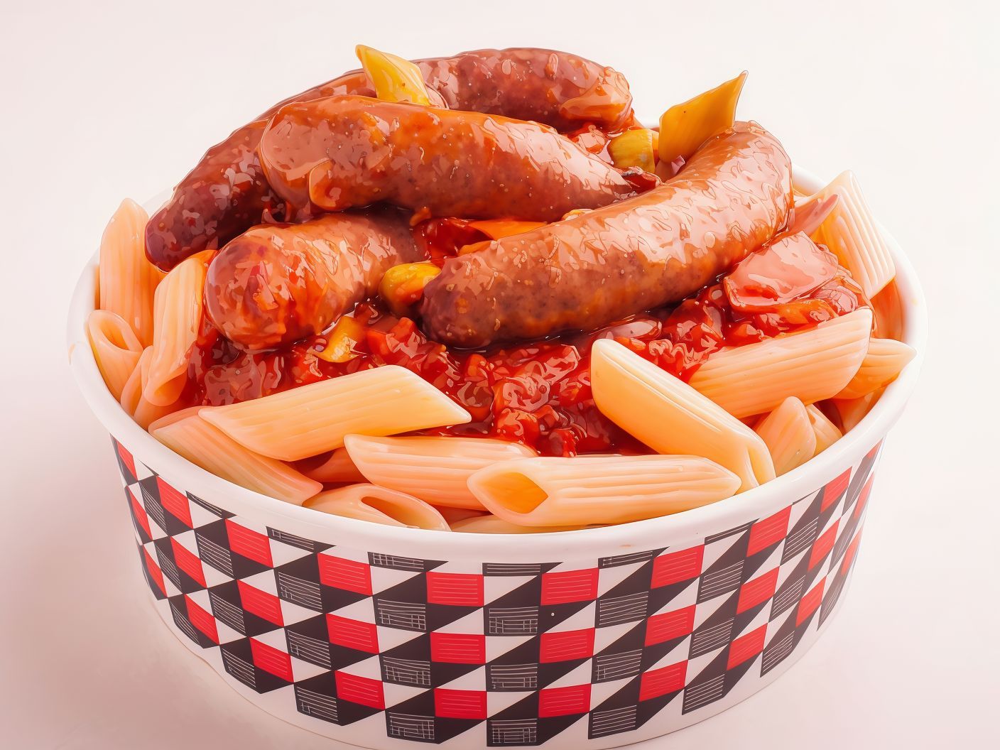 Oriental Sausage pasta