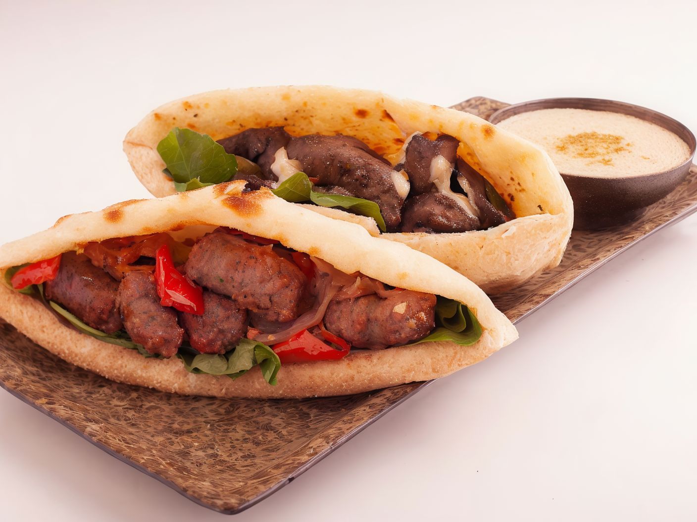 Baladi Oriental sausage Baladi Loaf Sandwich