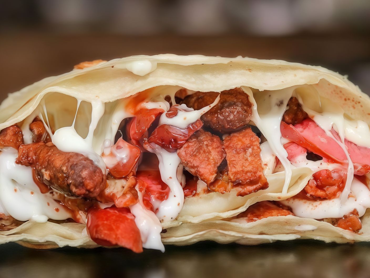 Sausage Crepe