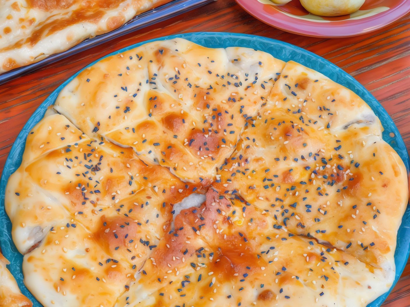 Alexandrian meat hawawshi with cheese