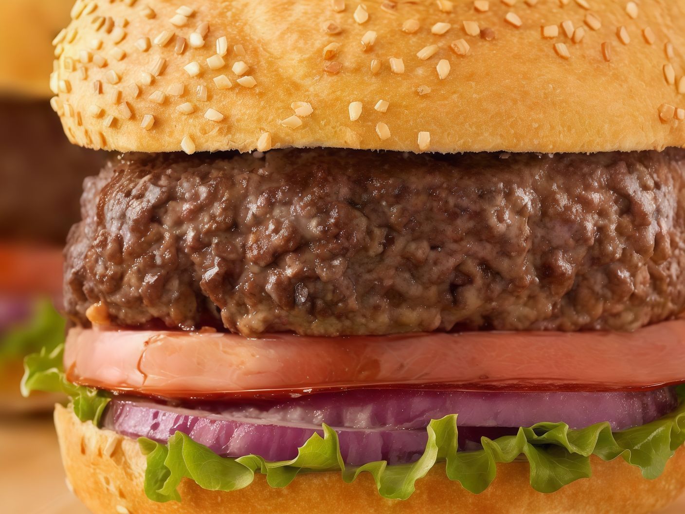 Meat Burger Sandwich