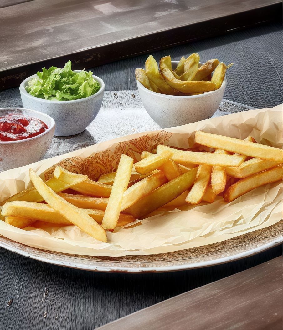 French Fries Sarokh Sandwich
