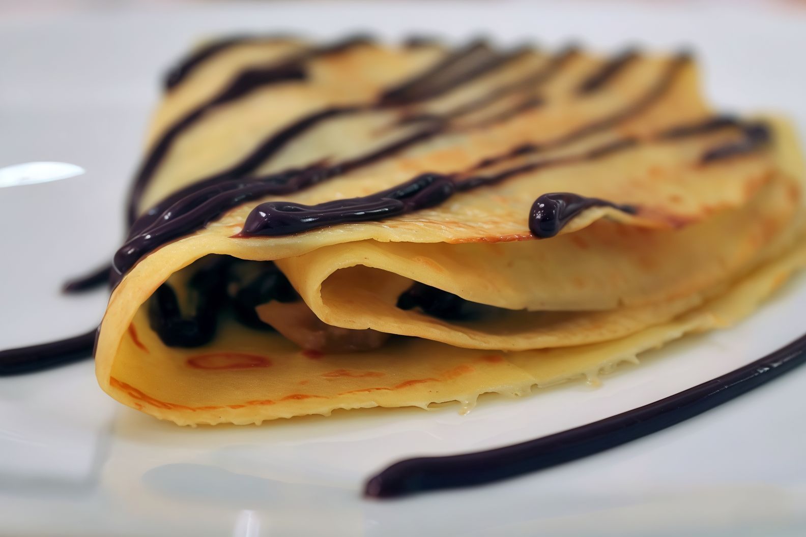 Chocolate Nuts Crepe