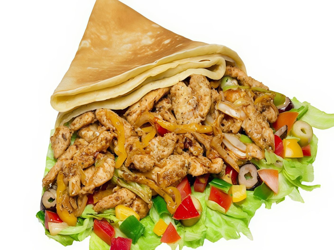 Mix Chicken Crepe