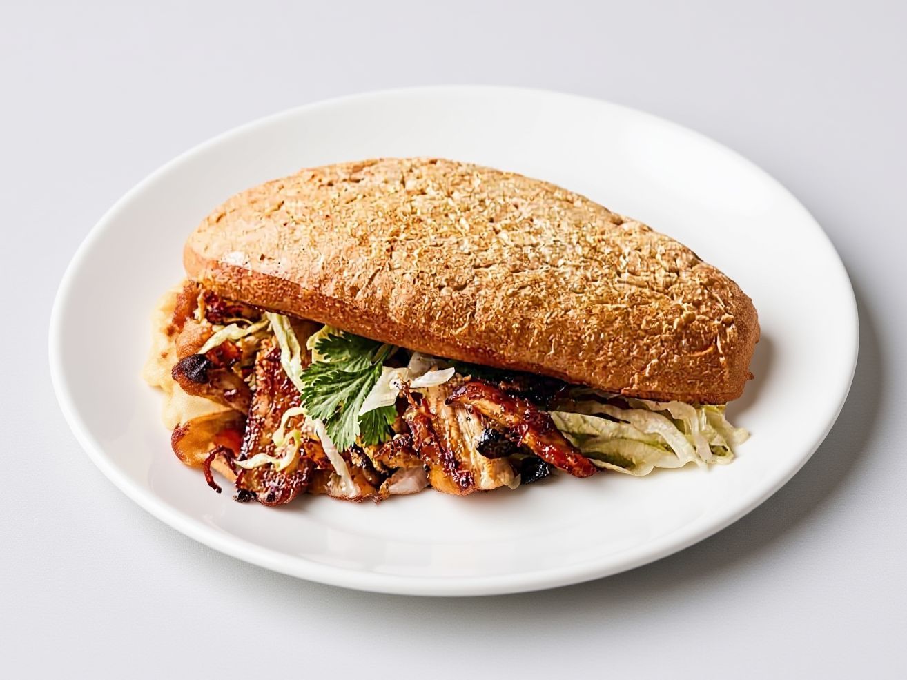 Egg and Basturma Sandwich