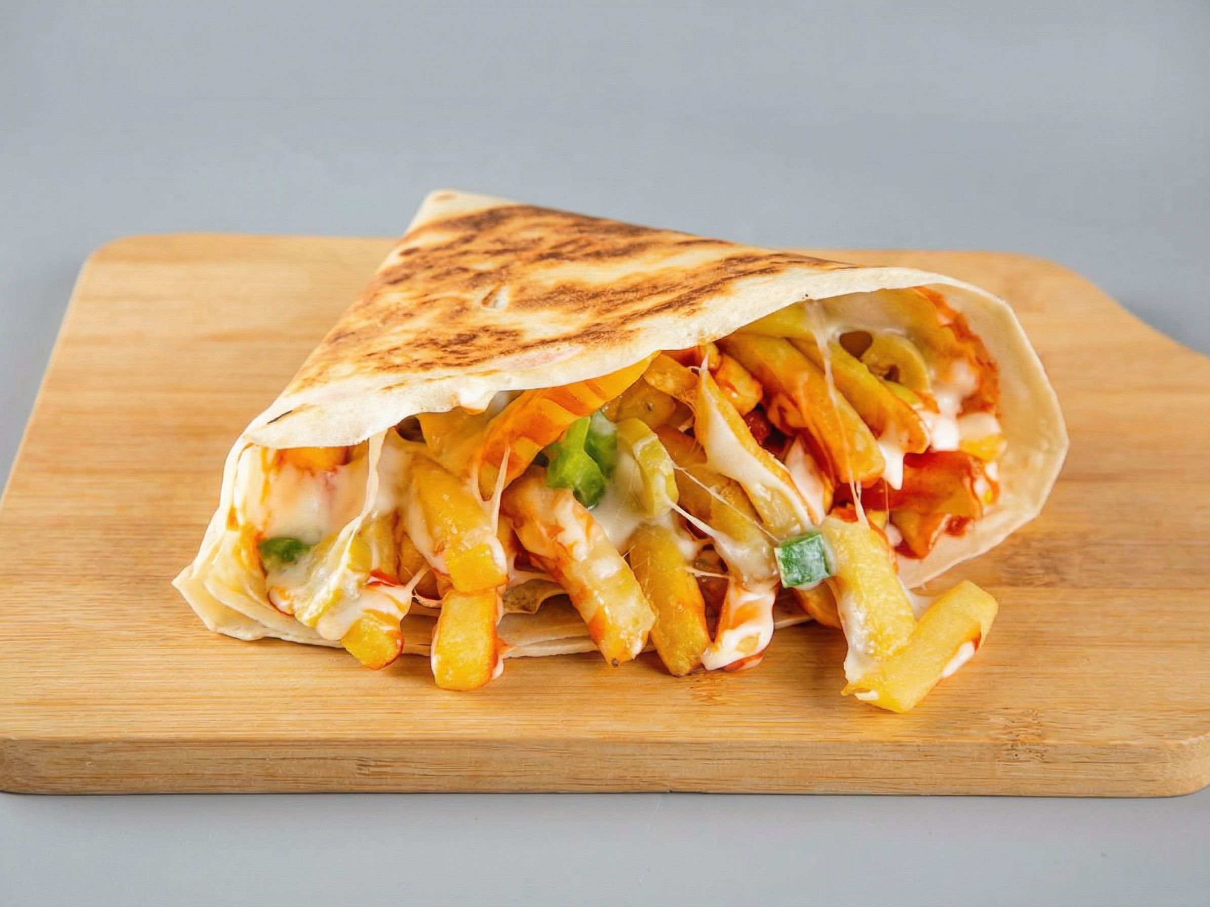 Potato And Cheddar Crepe