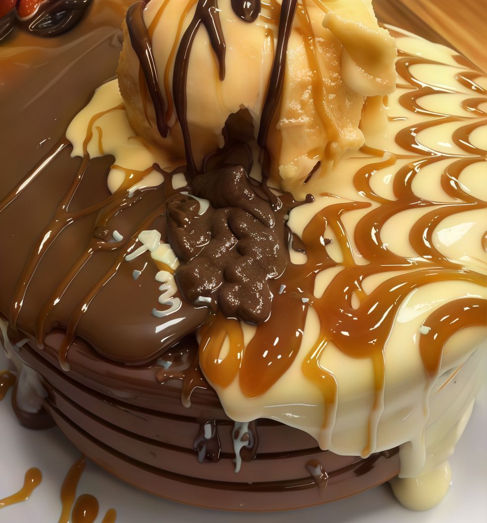 Nutella and White Chocolate Casserole