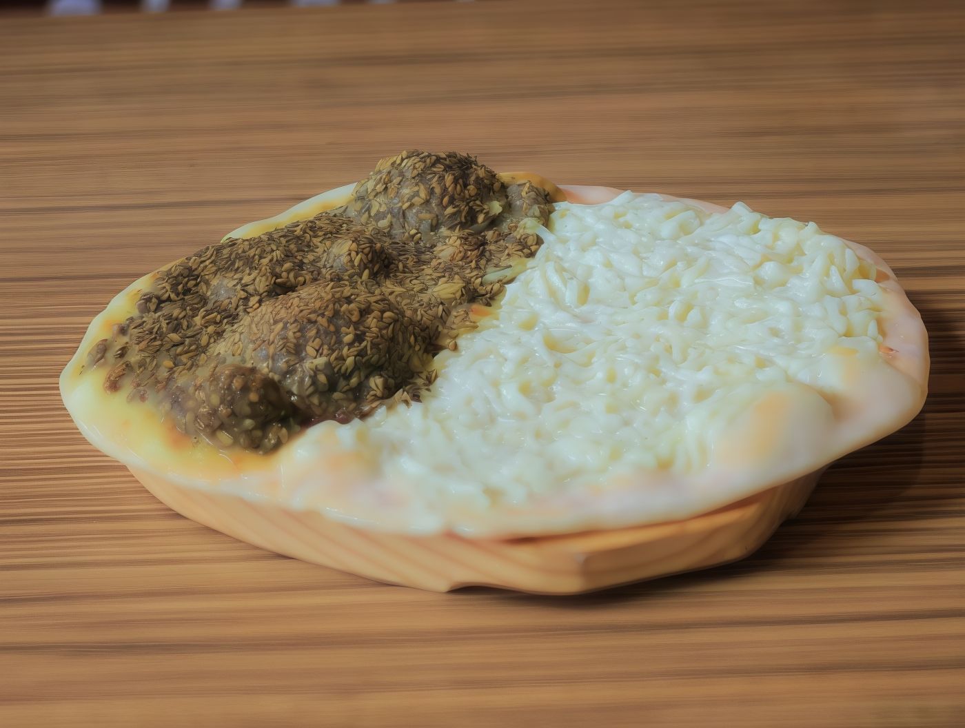 Zaatar Manoucheh With Cheese