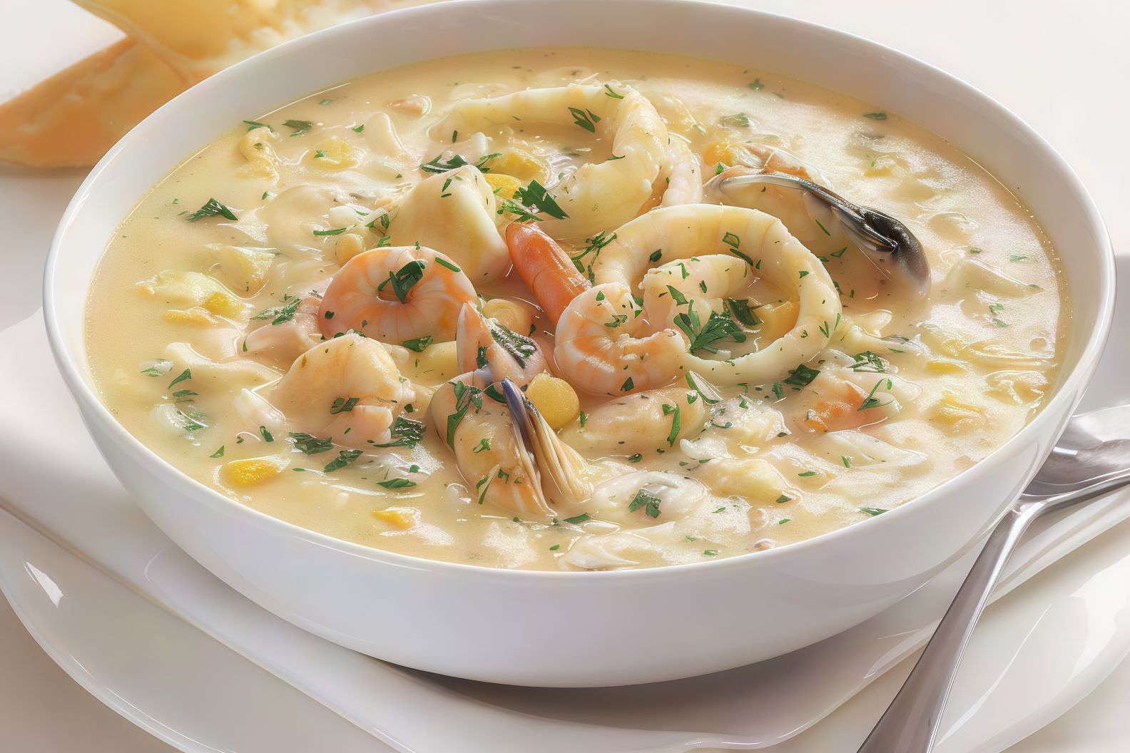 Boneless Seafood Soup
