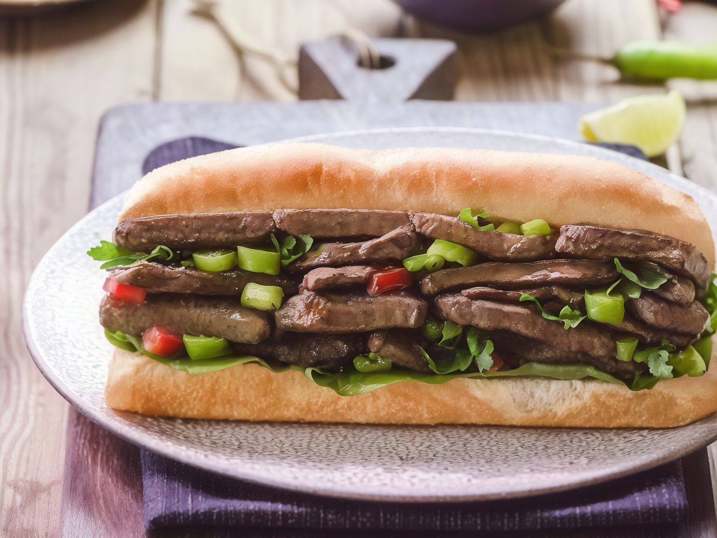 Veal Liver Sandwich