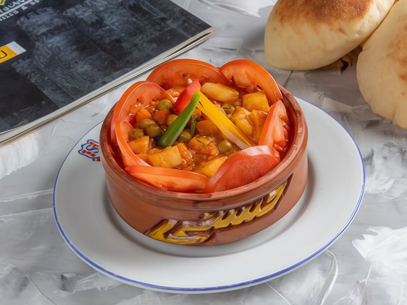 Mix Vegetables With Meat Casserole