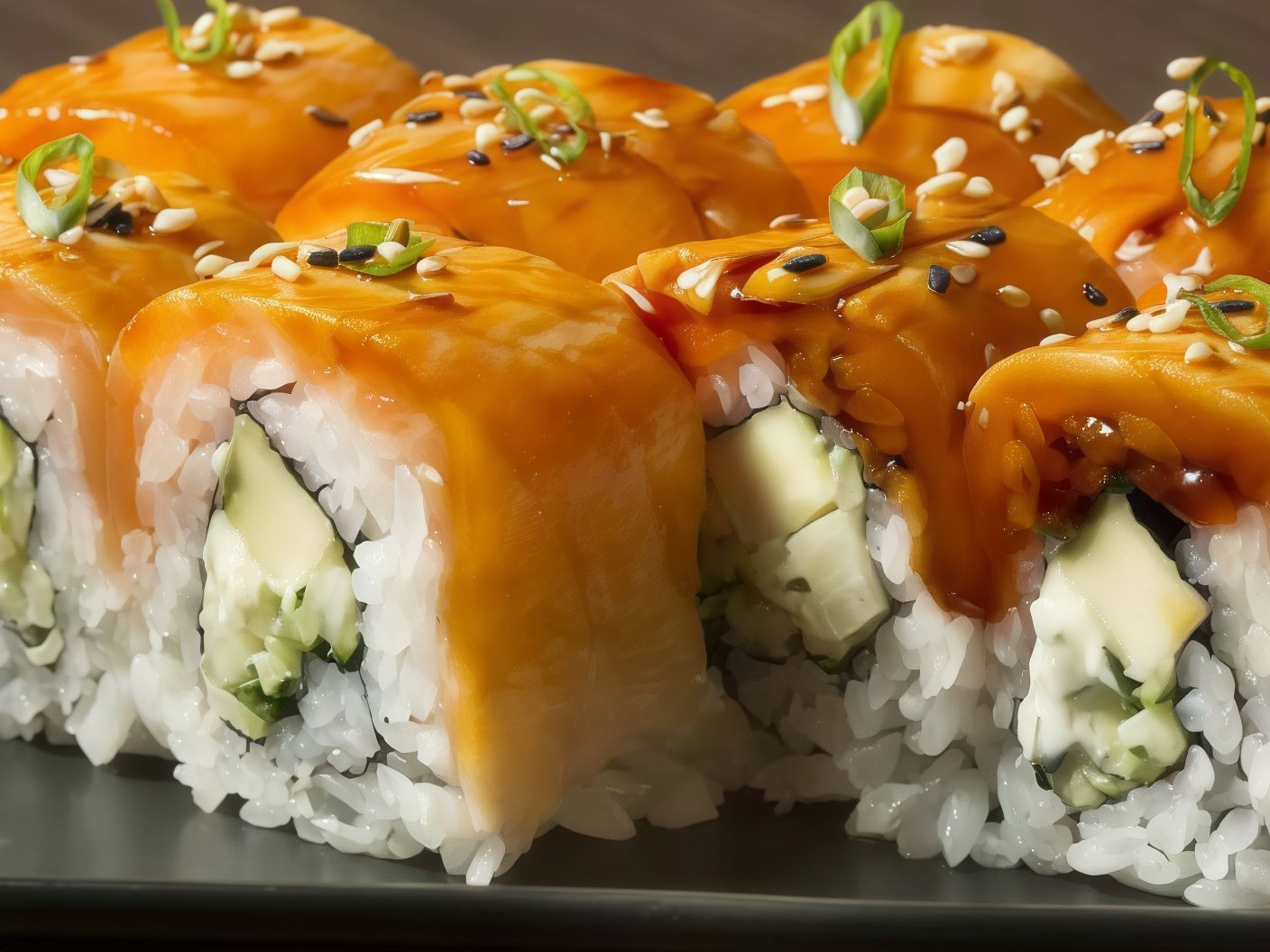 Flaming Salmon Roll