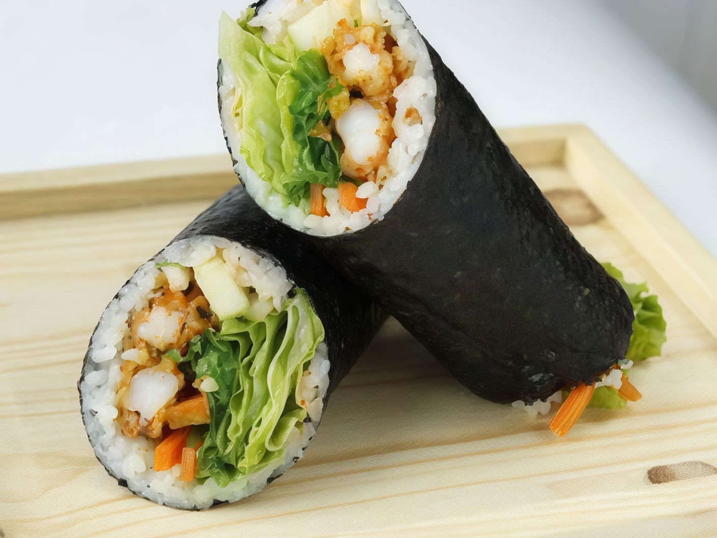 Crunchy Shrimp Burrito
