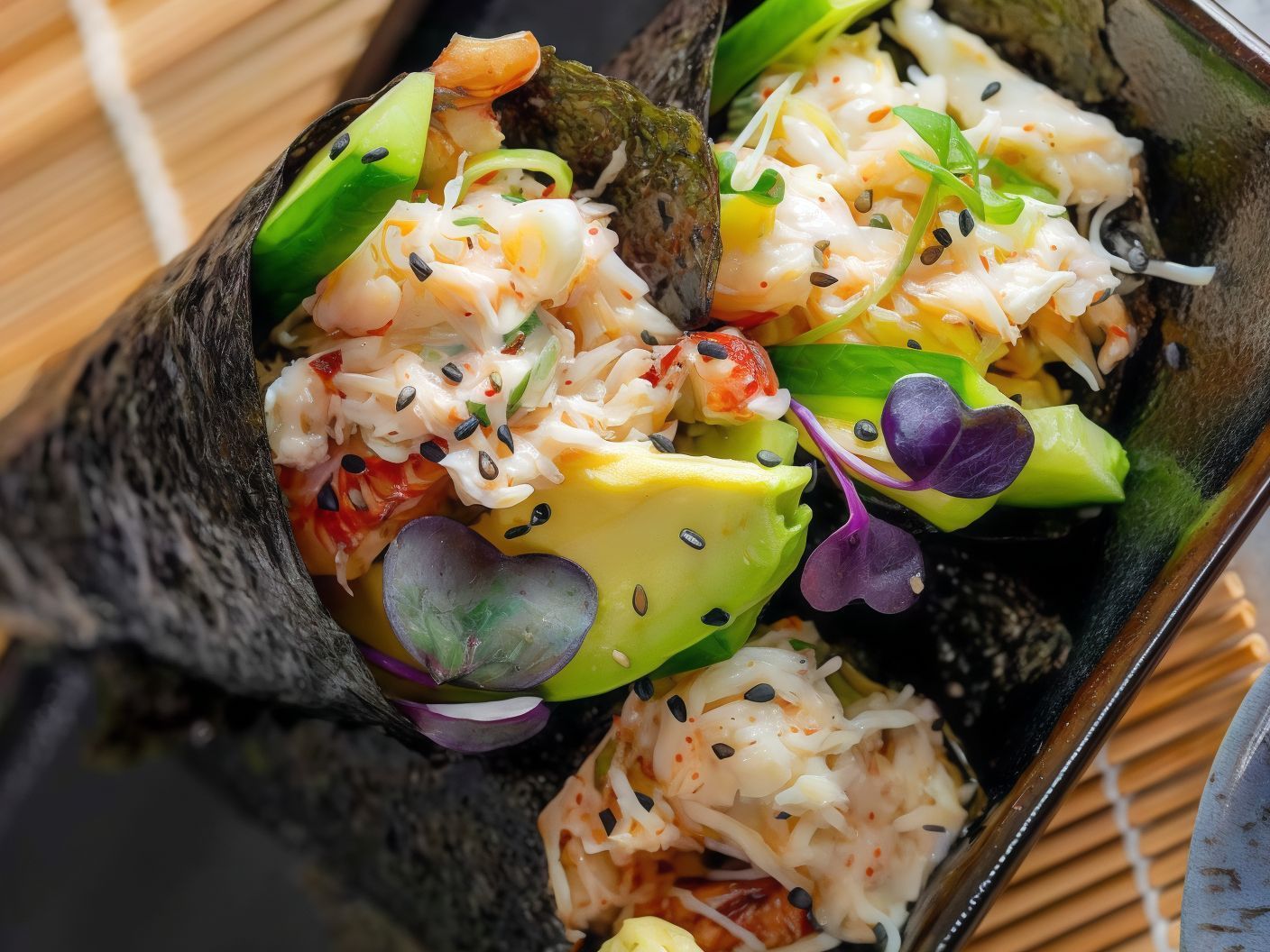 Crab Sticks Hand Roll