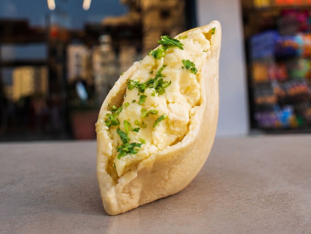 Mashed Potato Sandwich with Baladi Ghee