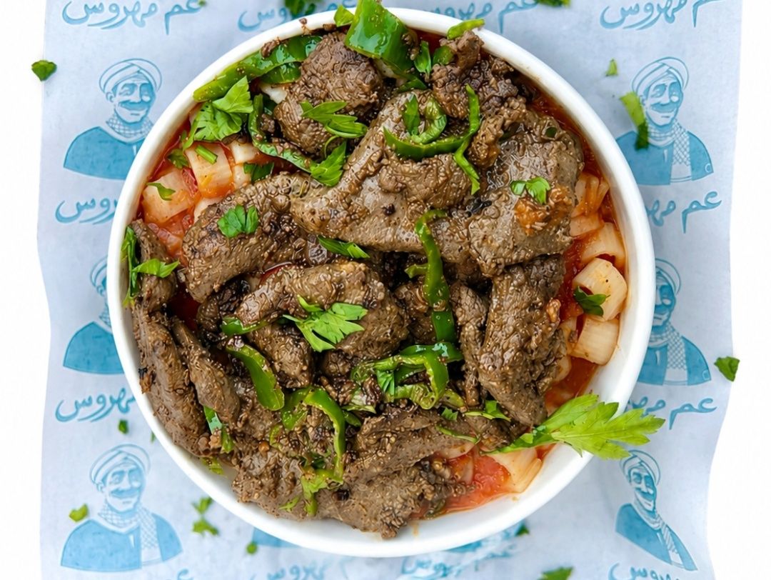 مكرونة بالكبدة