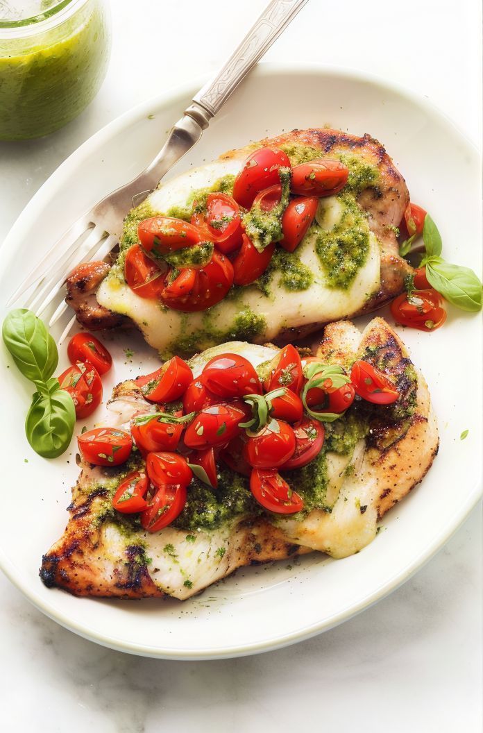 Grilled Italian Chicken Pesto