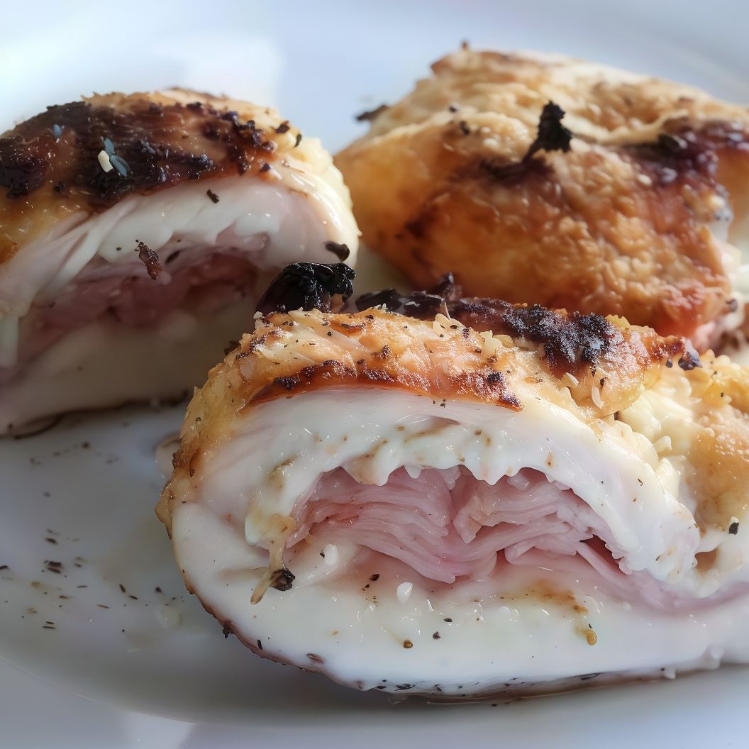 Grilled Cordon Bleu Chicken
