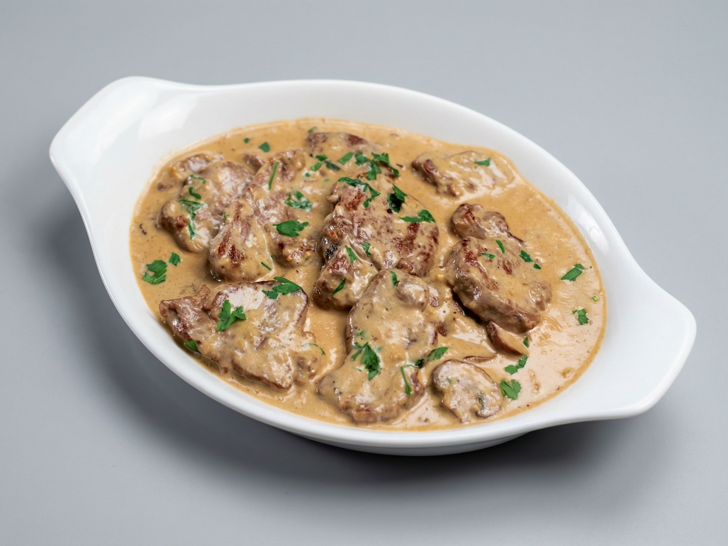 Grilled Piccata Ala Creme Sauce