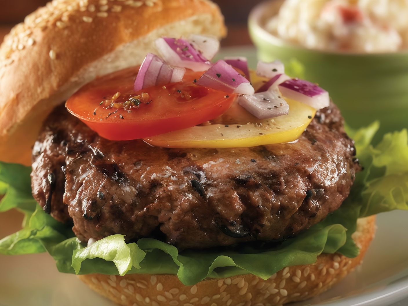 Beef Burger Sandwich 100 Grams
