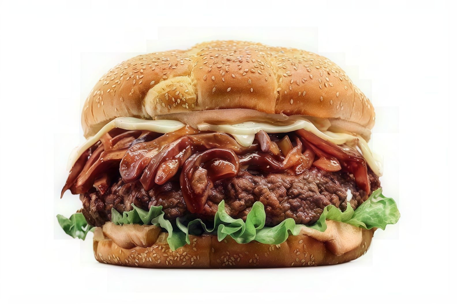 Barbecue Beef Burger Sandwich 200 Grams