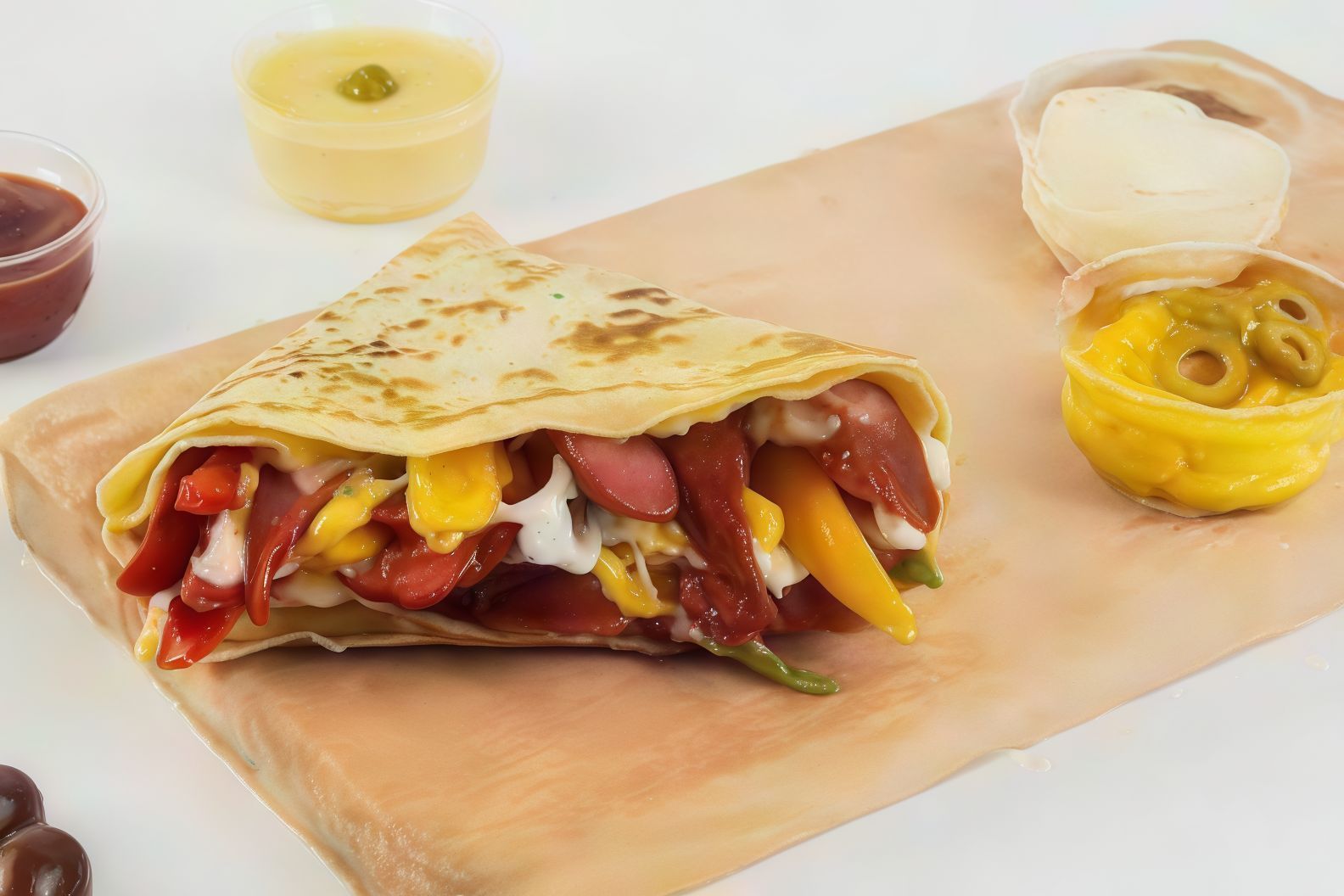 Mexicano Hot Dog Crepe
