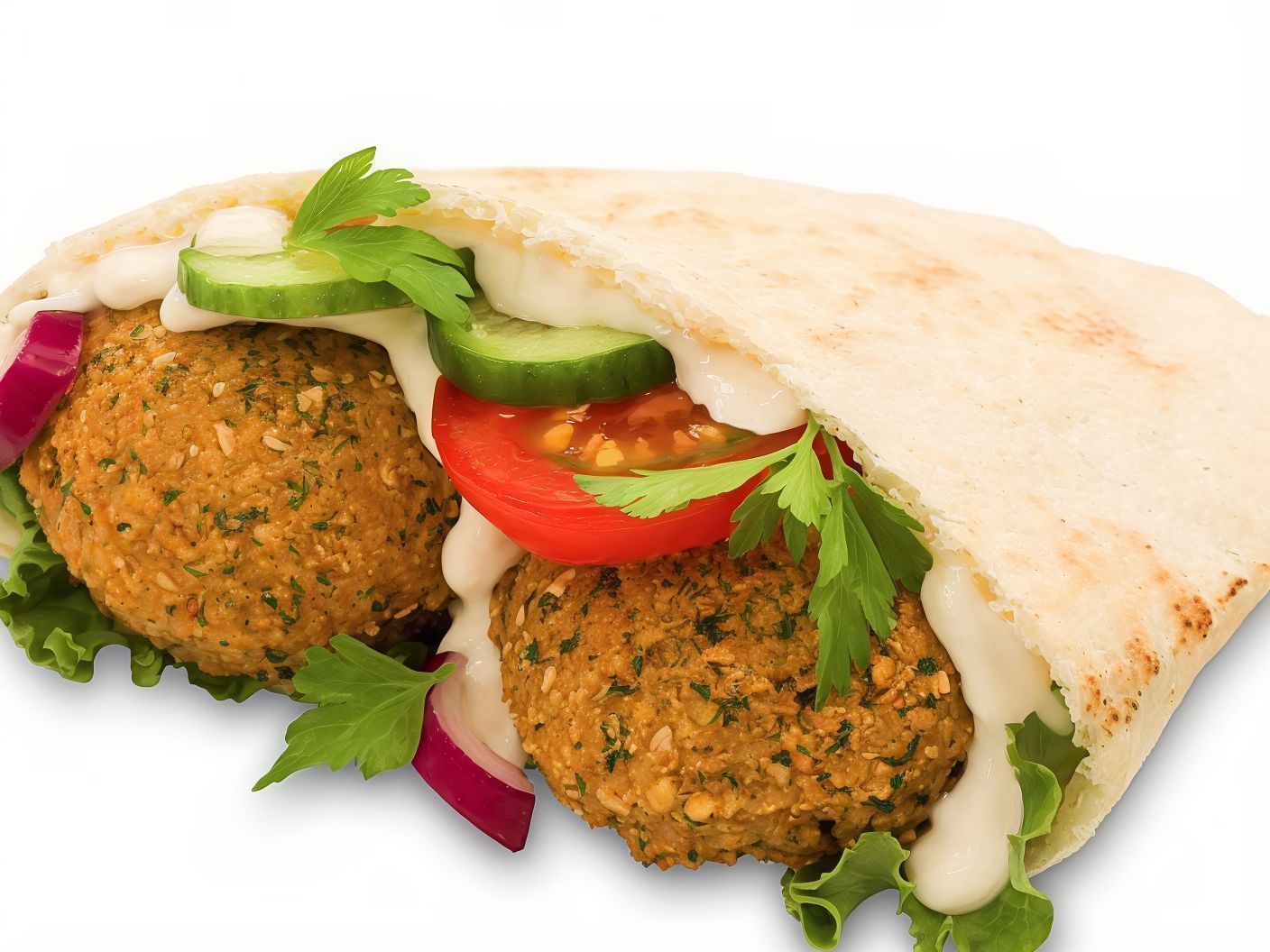 Falafel With Eggplant
