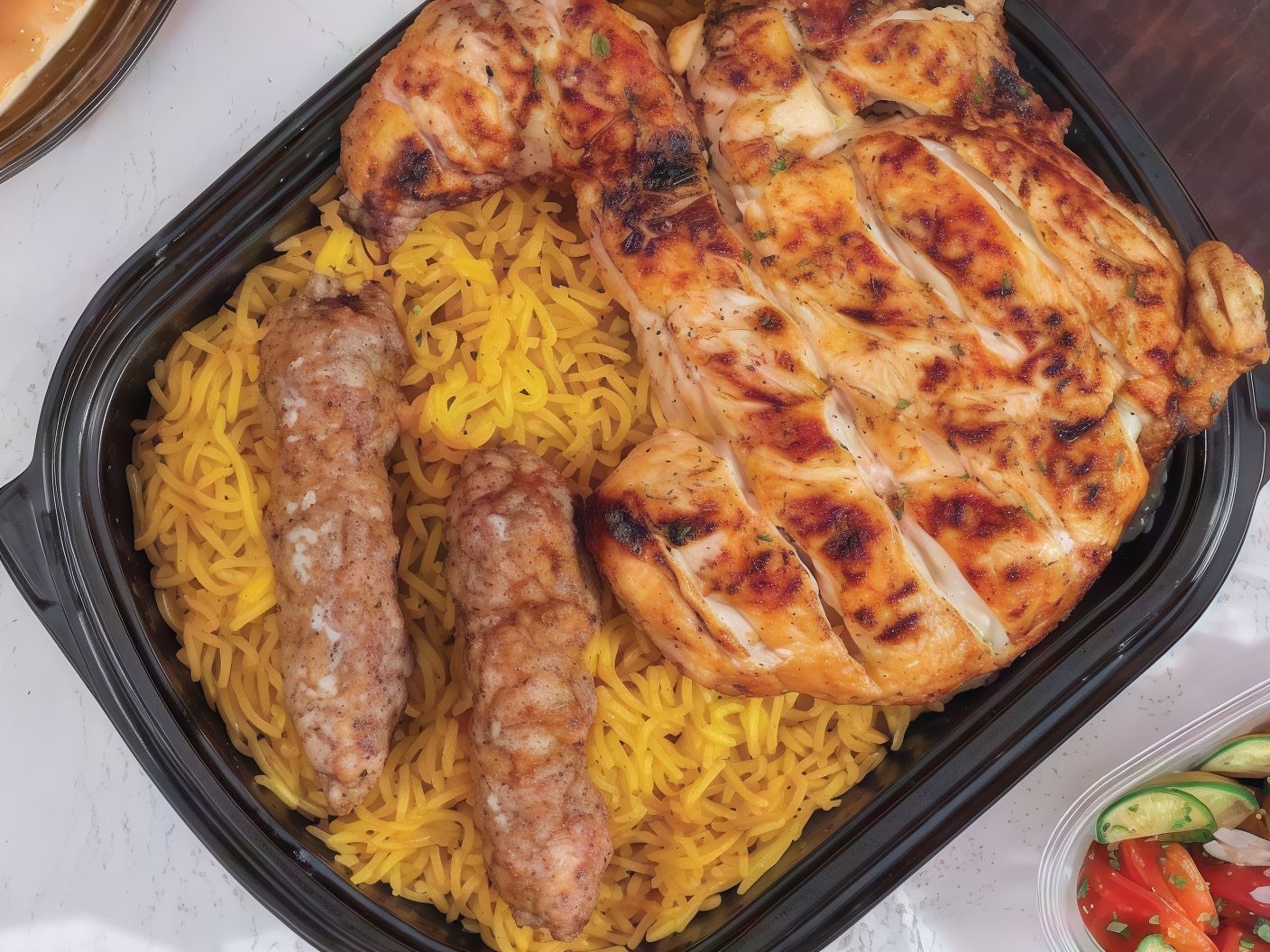 1/4 Chicken And Kofta Seekh Mix Meal