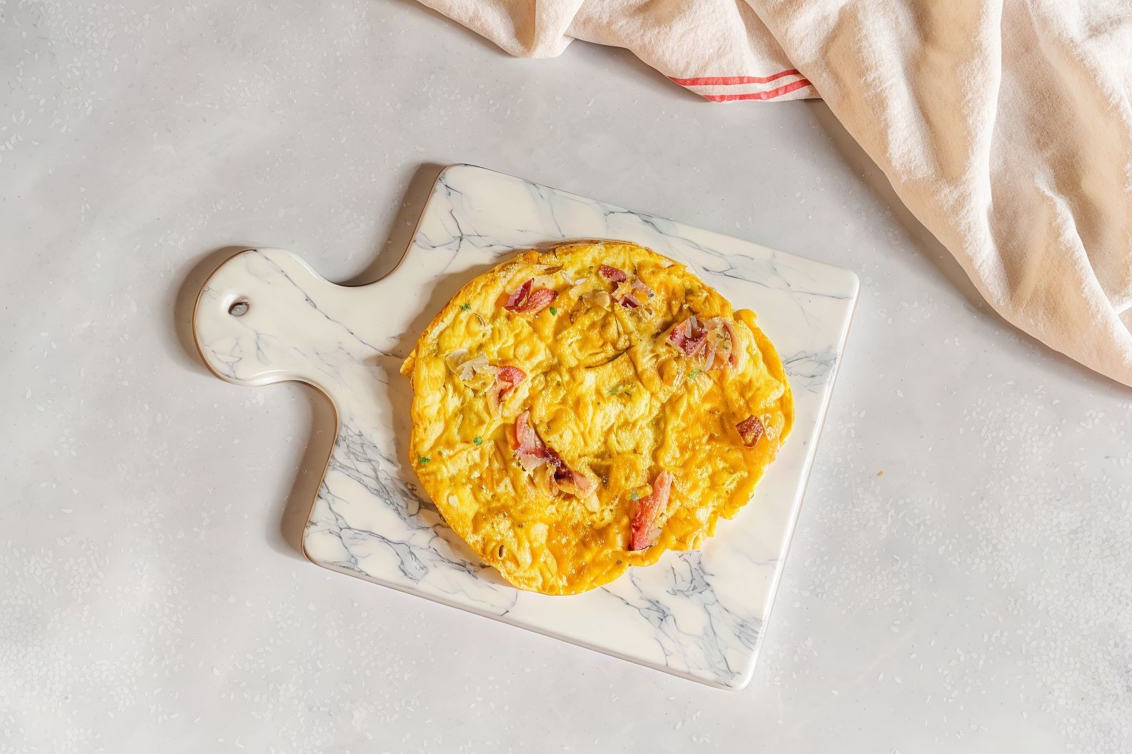 Omelette Pastrami Dish