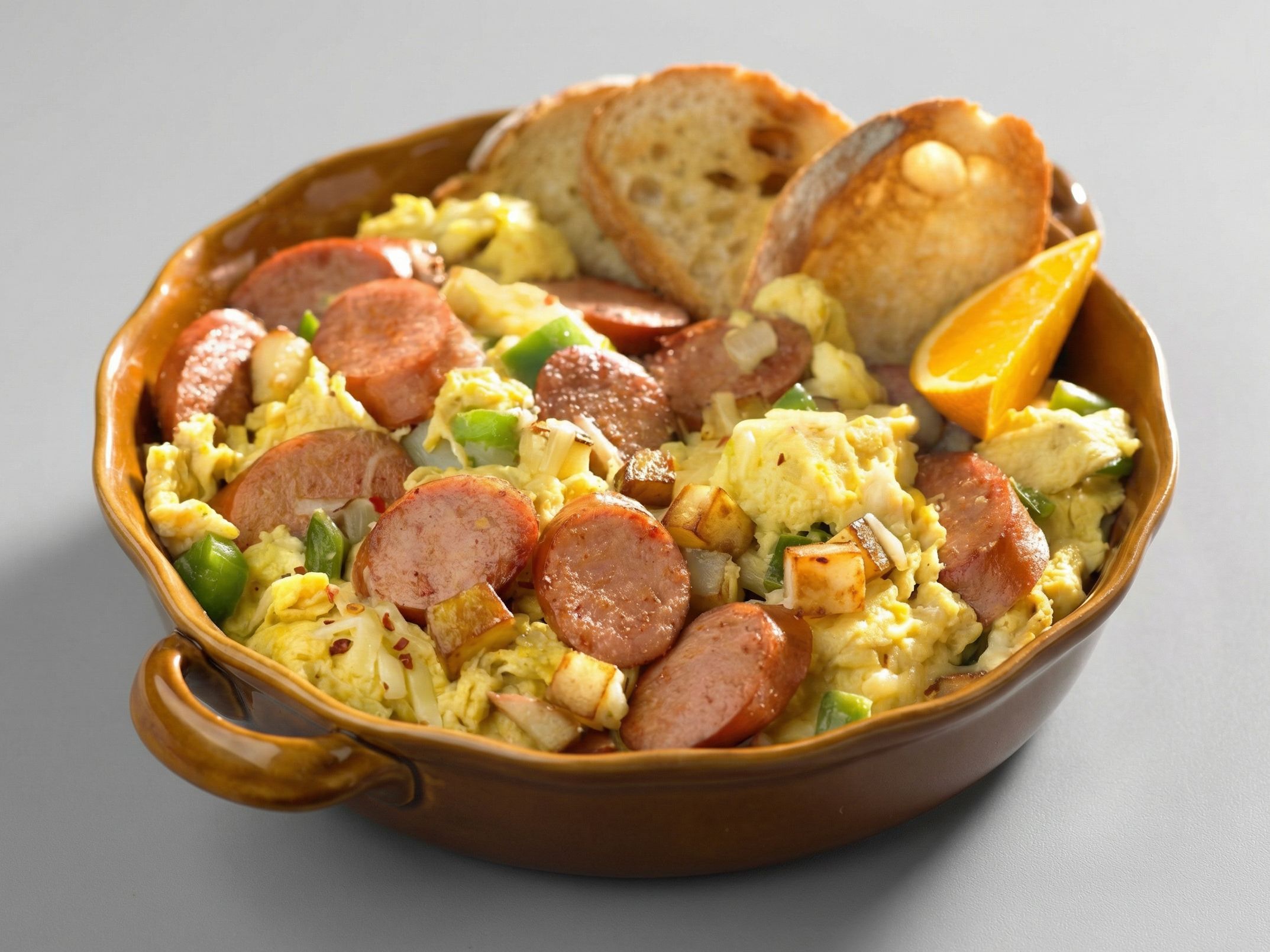 Omelette Sausage Dish