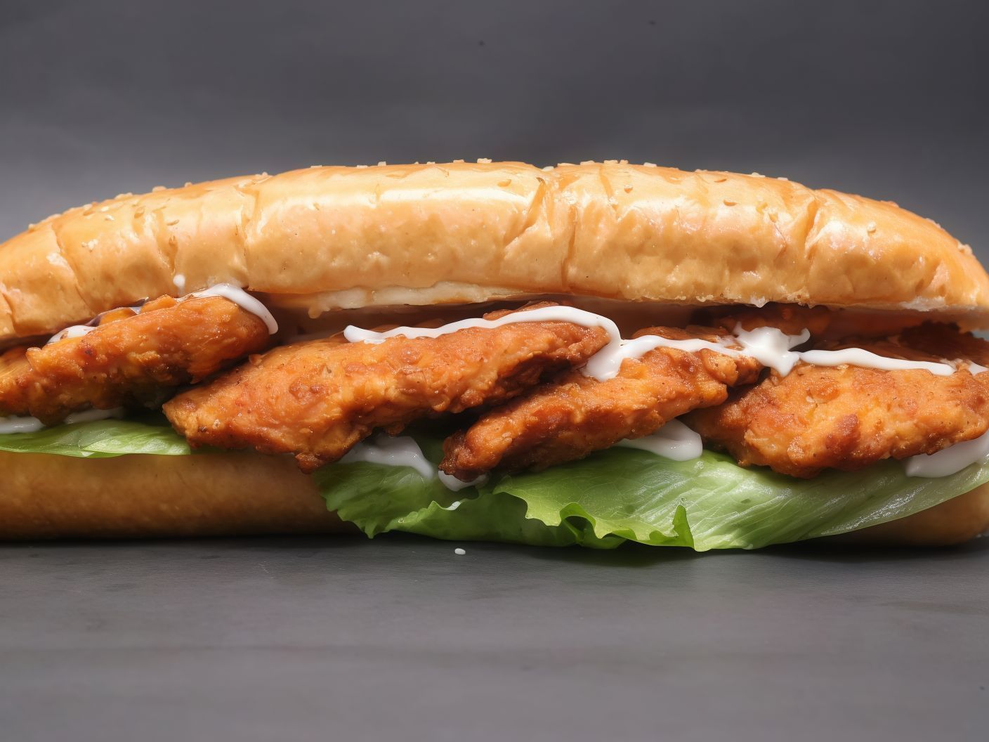 Plain Chicken Pane Sandwich