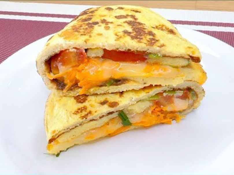 Egg and Cheddar Cheese Sandwich