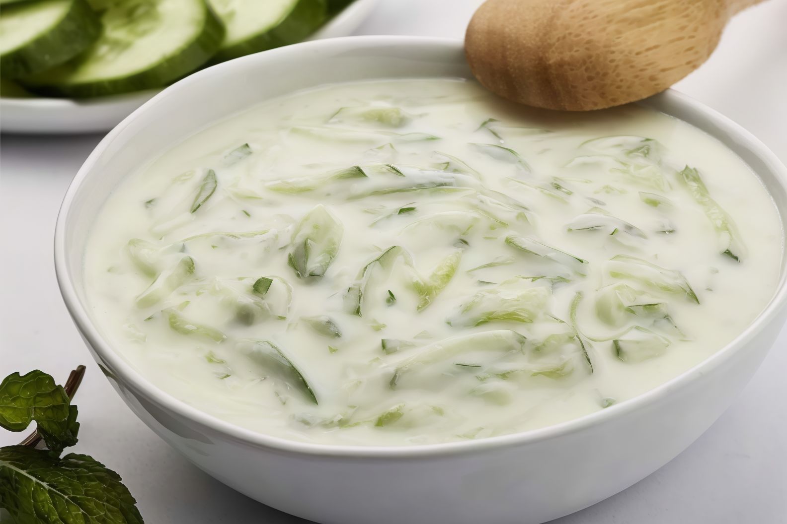 Cucumber With Milk Salad