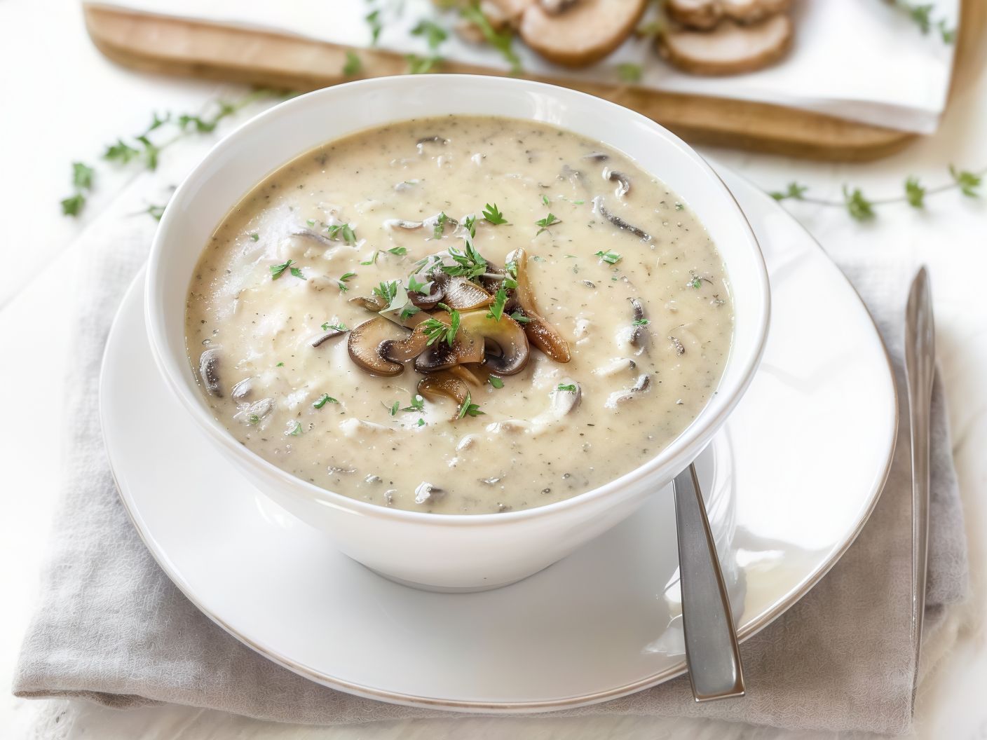 Mushroom Cream Soup