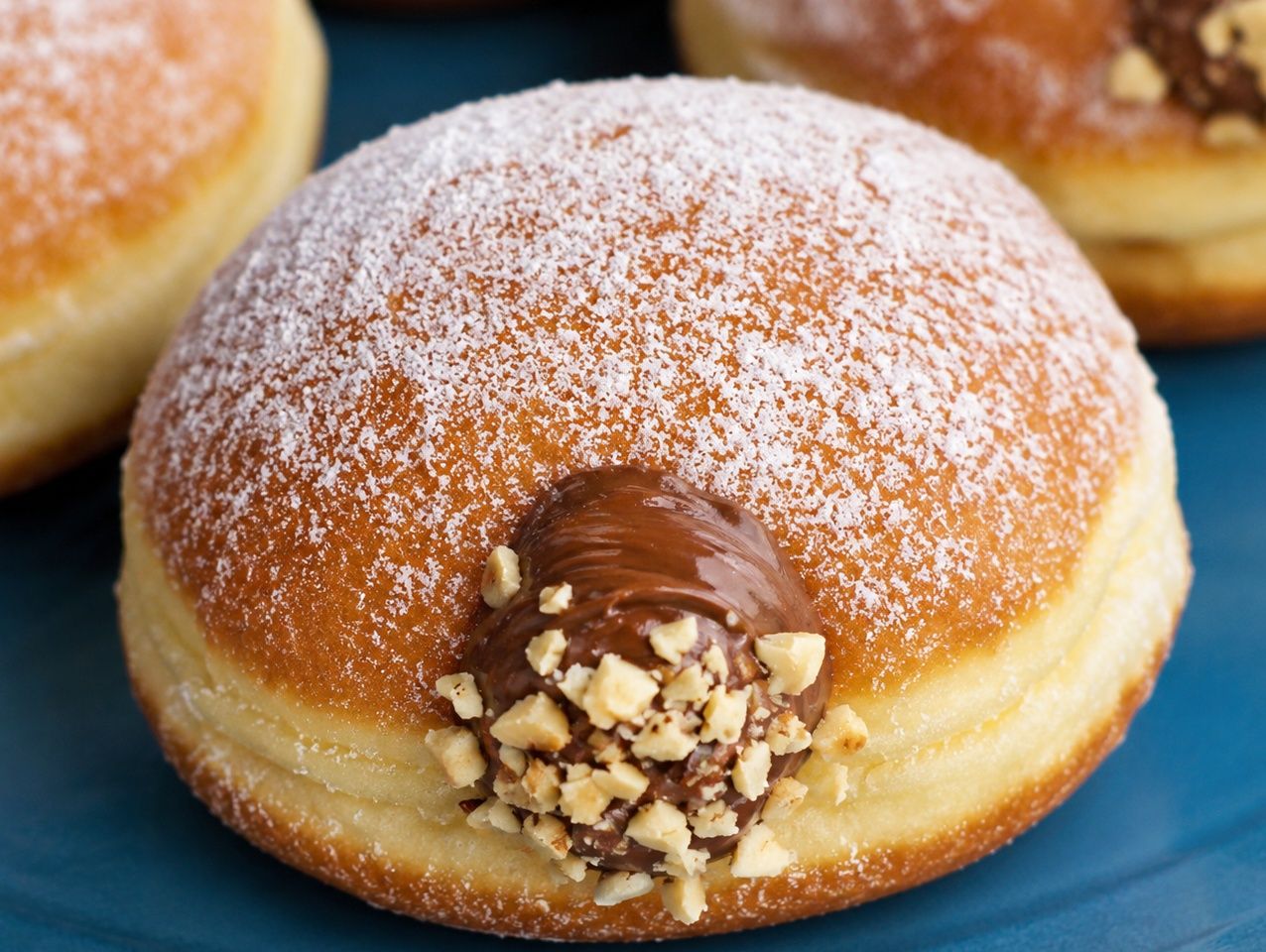Nutella Stuffed Doughnut