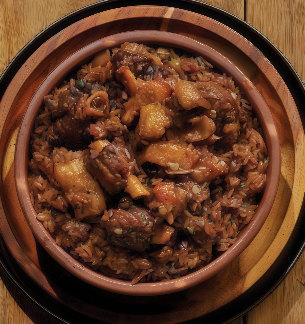 Veal Mandi Shank Rice And Nuts