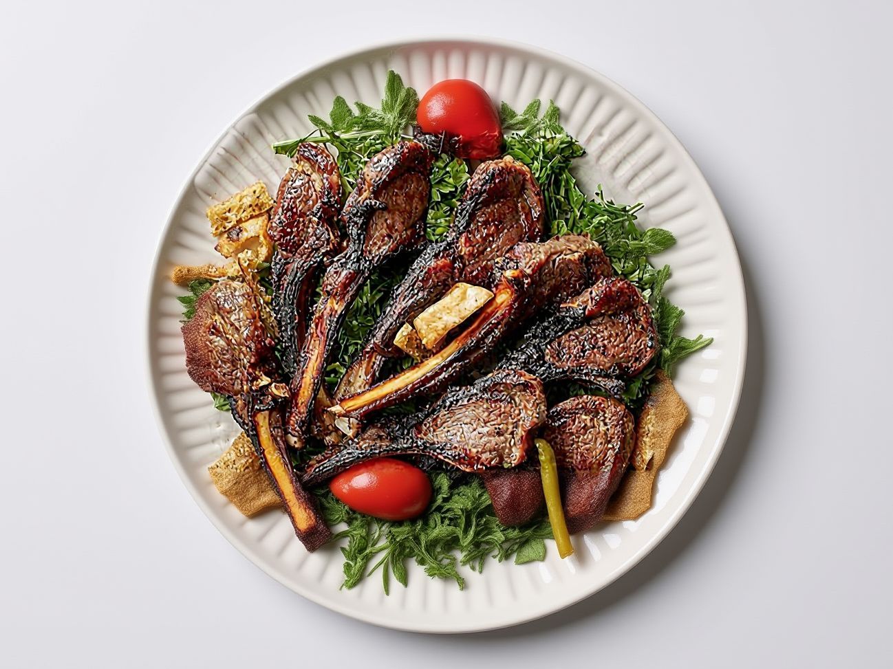 Three-quarters Kilo Of Veal Chop Pieces