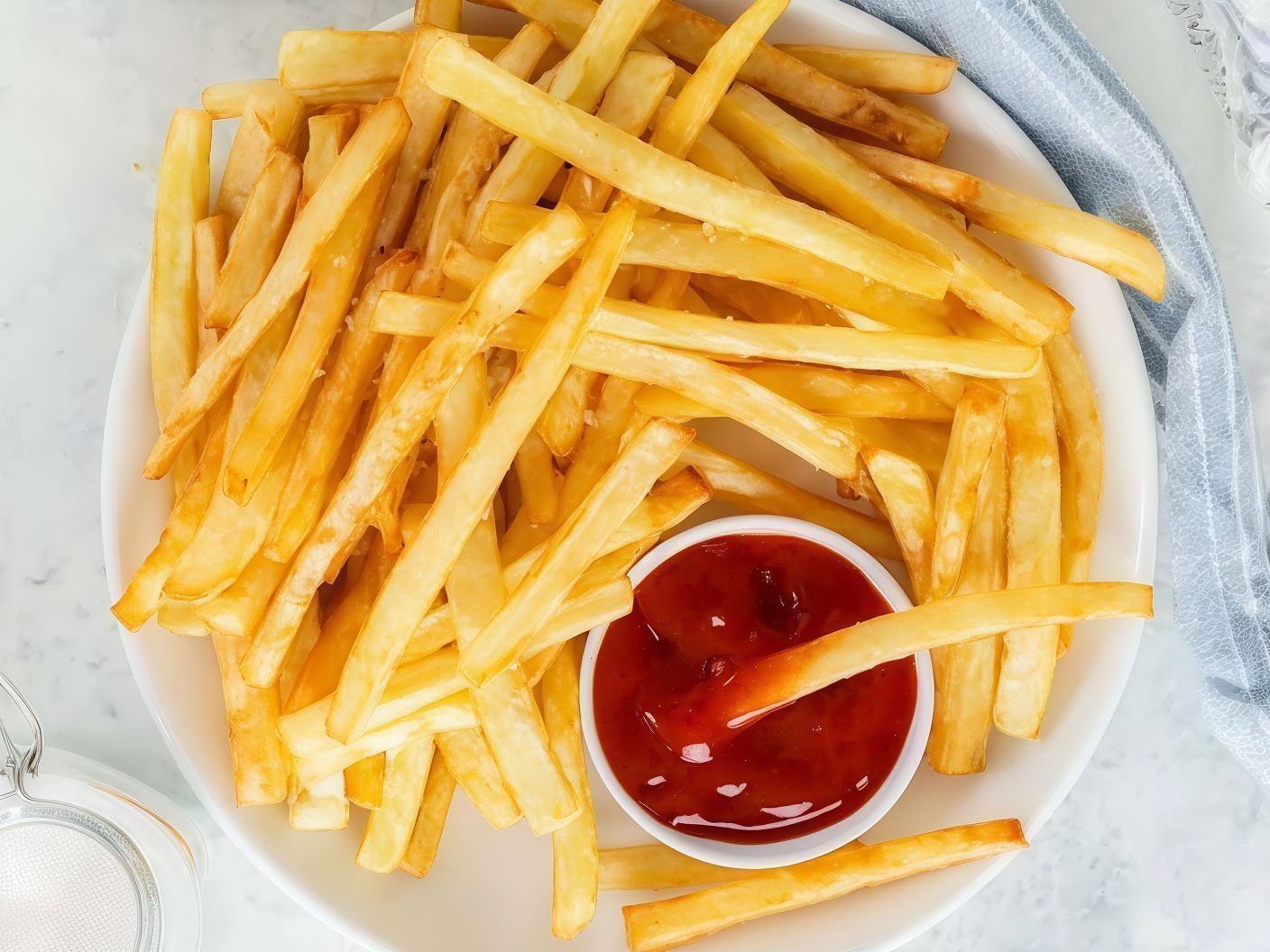Pommes frites dish