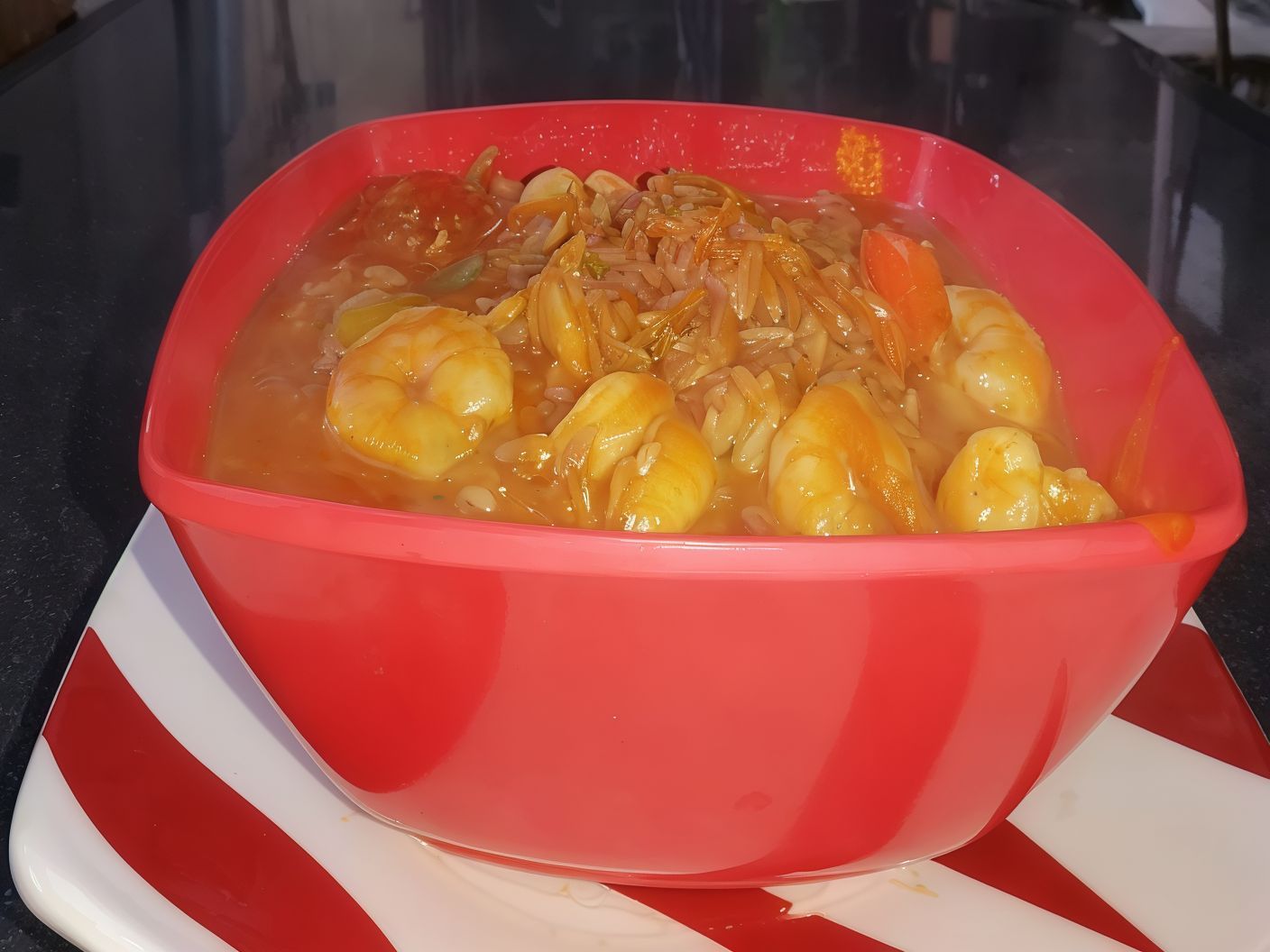 Orzo And Seafood Casserole